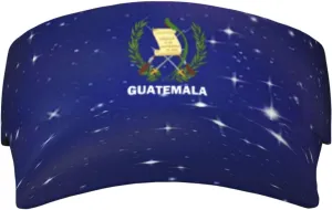 Coat of Arms of Guatemala Flag Unisex Sun Visor Cap - Ultimate UV Protection for Stylish Outdoor Fun Black