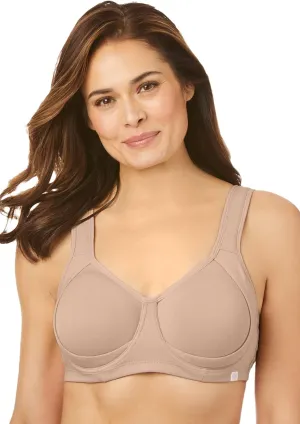 Comfort Choice Women's Plus Size Out Wire Bra