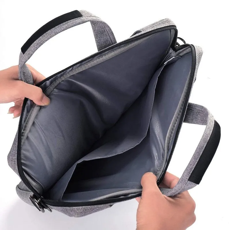 CoolBELL: Water Resistant 15.6 Inch Laptop Messenger Bag | Black | 4L Capacity | Stylish Design