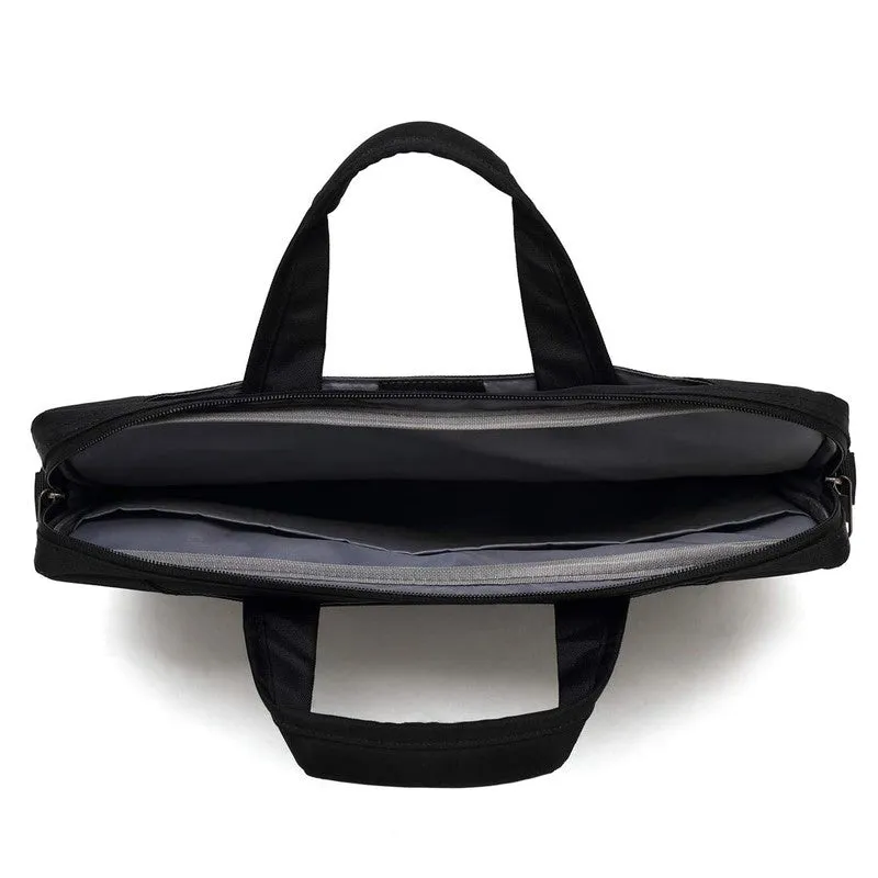 CoolBELL: Water Resistant 15.6 Inch Laptop Messenger Bag | Black | 4L Capacity | Stylish Design