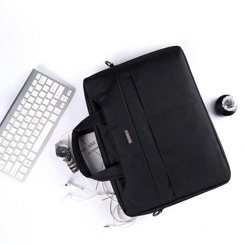 CoolBELL: Water Resistant 15.6 Inch Laptop Messenger Bag | Black | 4L Capacity | Stylish Design