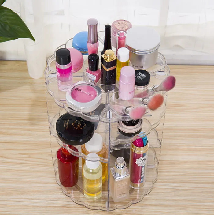 Cosmetic storage shelf makeup storage box