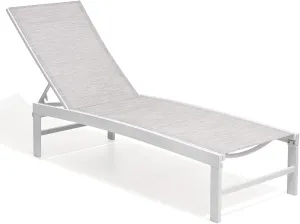 Crestlive Products Outdoor Lounge Chairs, Aluminum Pool Chaise Lounge Chairs, Adjustable Five-Position Tanning Recliner, All Weather for Patio, Beach, Yard, Pool (1PC Multi-Color)