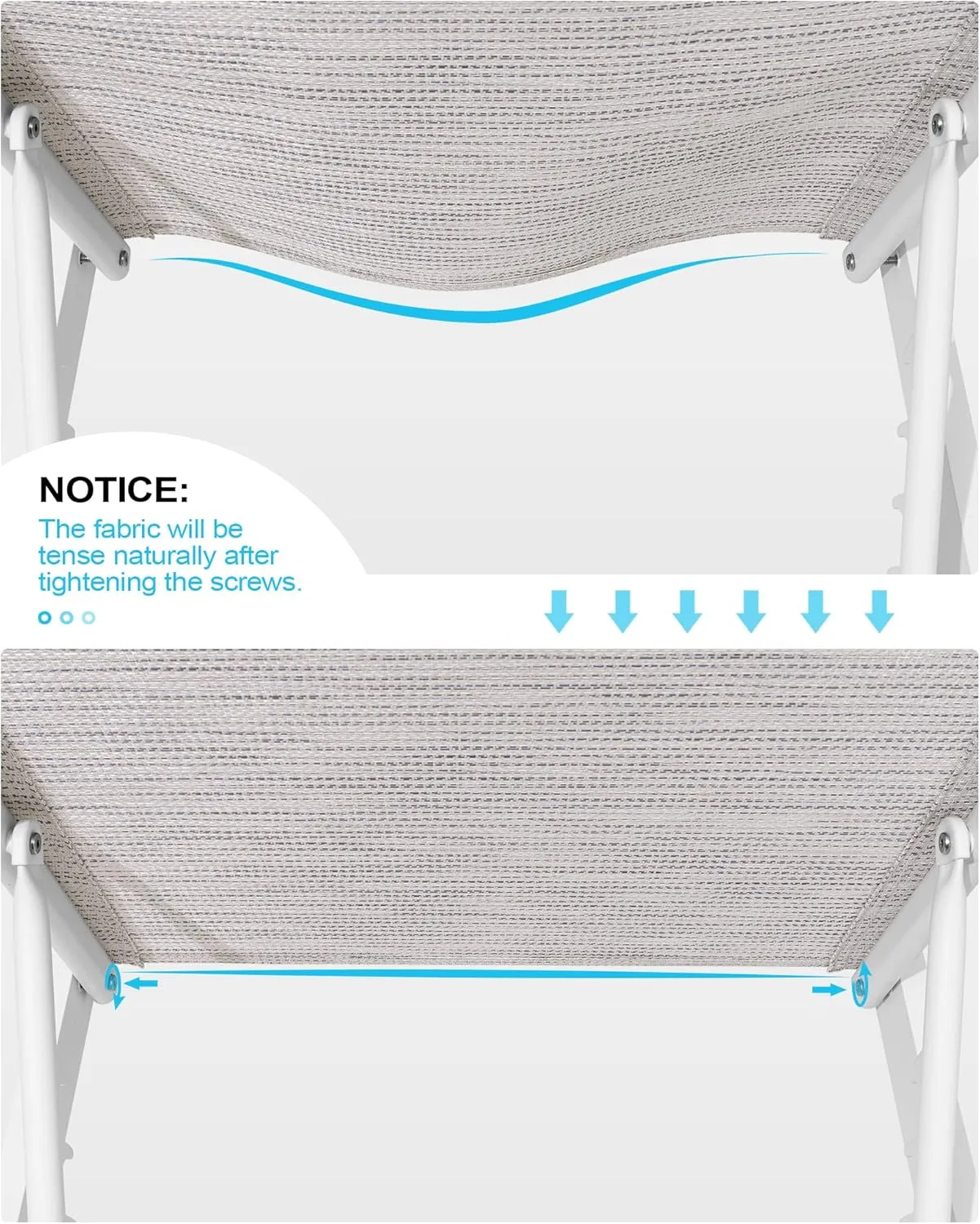 Crestlive Products Outdoor Lounge Chairs, Aluminum Pool Chaise Lounge Chairs, Adjustable Five-Position Tanning Recliner, All Weather for Patio, Beach, Yard, Pool (1PC Multi-Color)