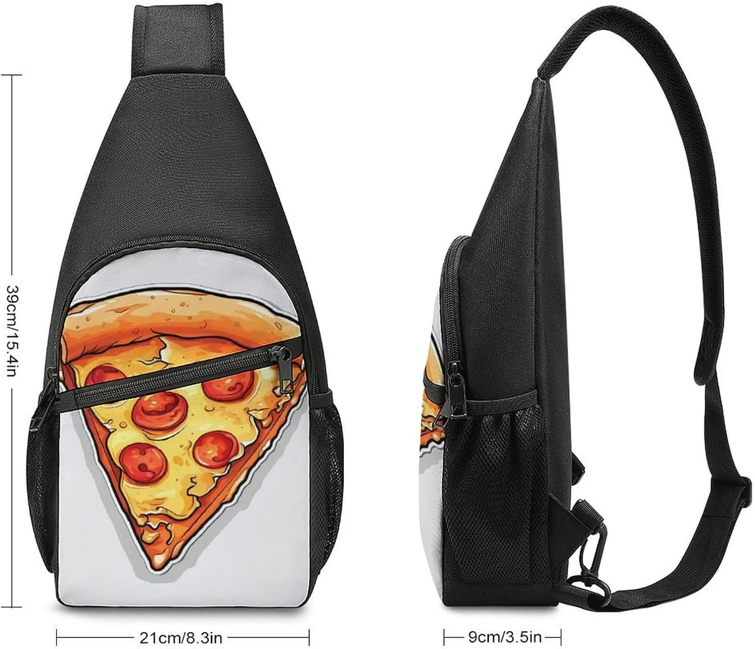 Crossbody Bag for Women Men Sling Bag Cool Dolphin Chest Bag Crossbody Adjustable Shoulder Bag