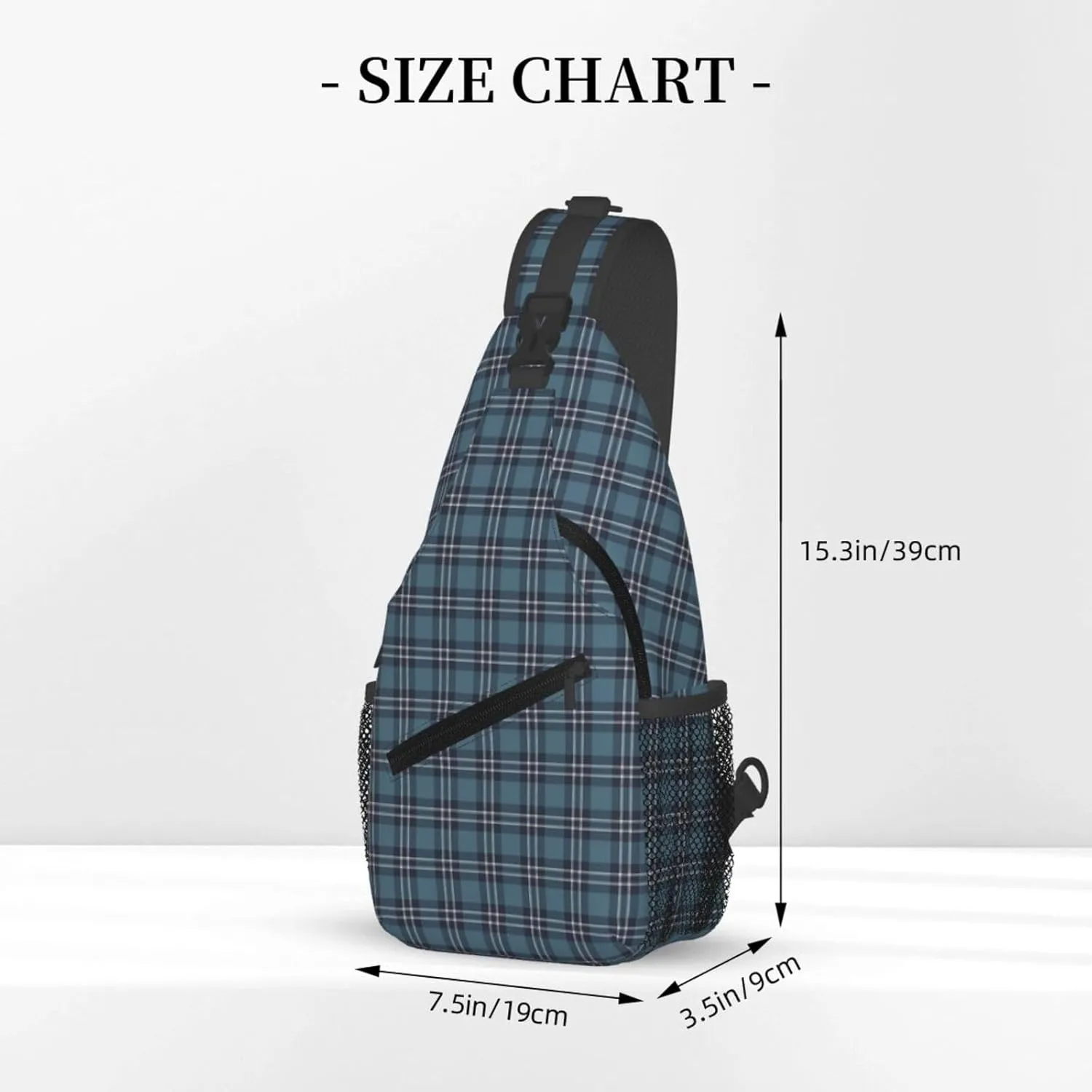 Crossbody Sling Backpack Clan Earl of St Andrews Tartan Shoulder Chest Bag Daypack for Traveling Sport