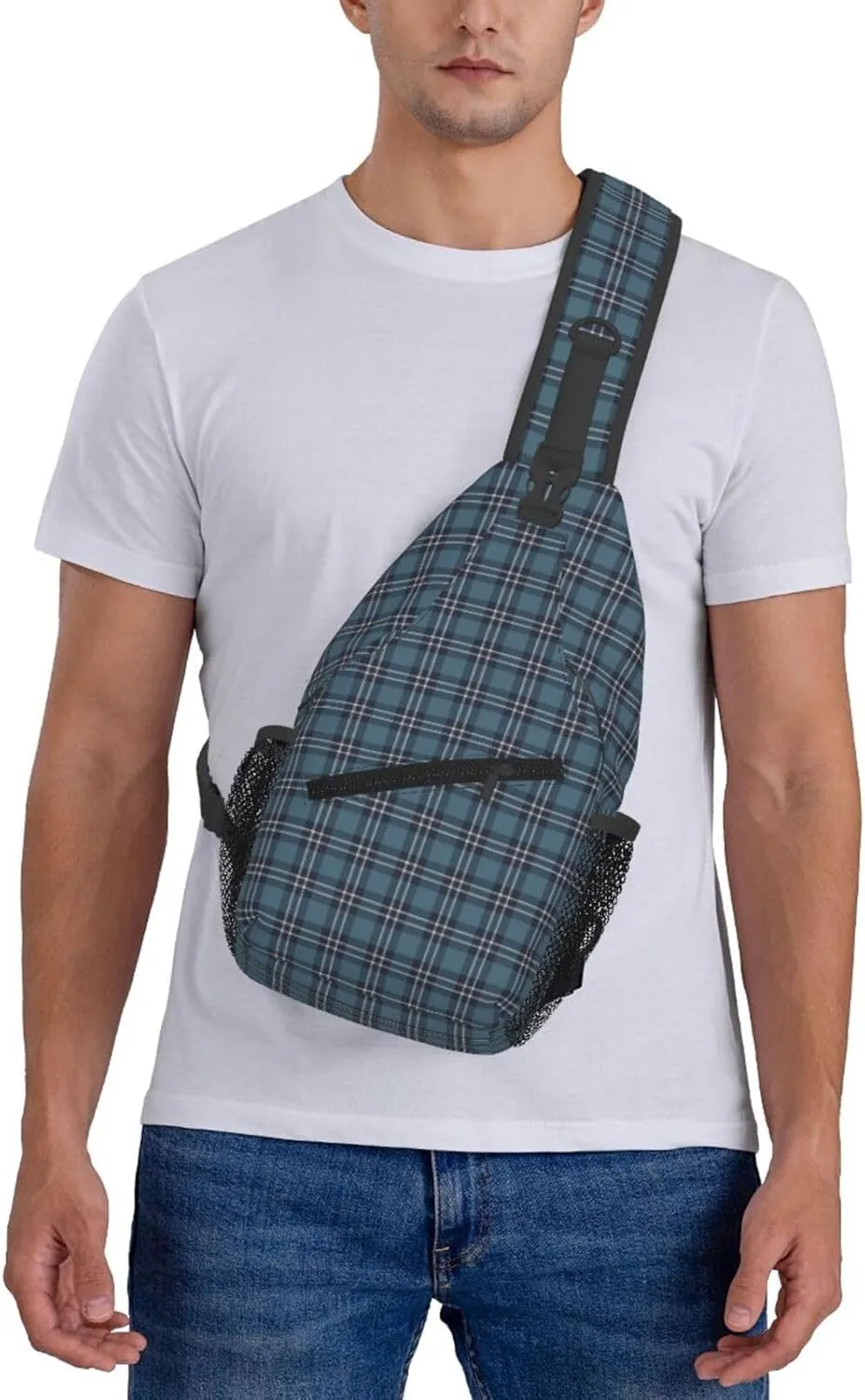 Crossbody Sling Backpack Clan Earl of St Andrews Tartan Shoulder Chest Bag Daypack for Traveling Sport