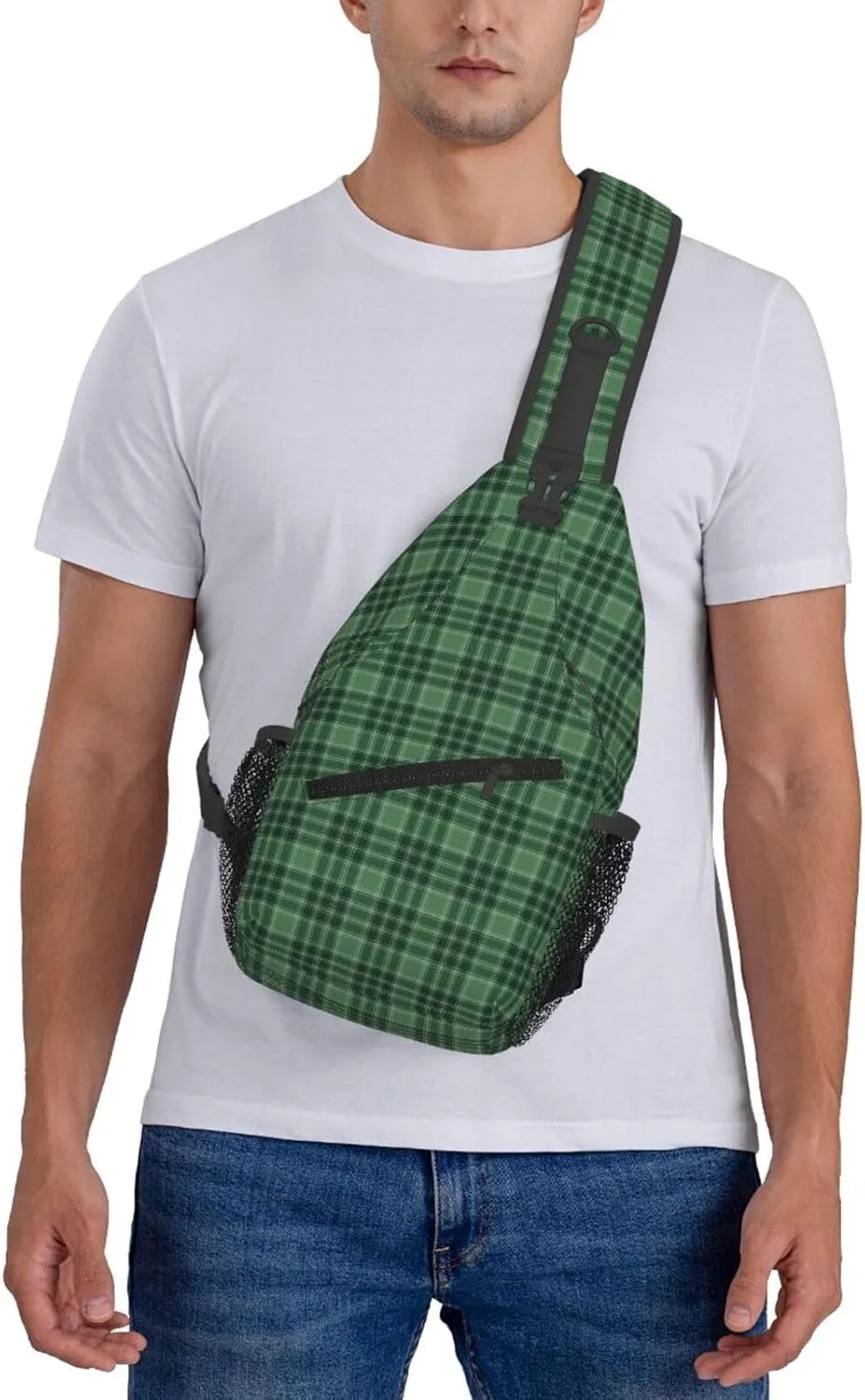 Crossbody Sling Backpack Clan MacDonald Lord of the Isles Hunting Tartan Shoulder Chest Bag Daypack for Traveling Sport