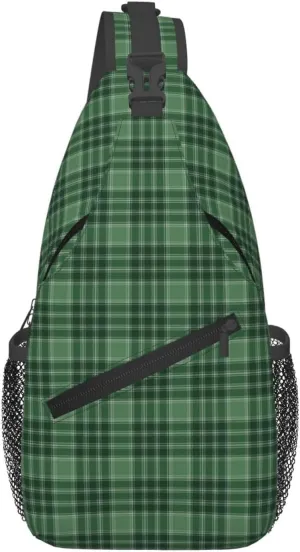 Crossbody Sling Backpack Clan MacDonald Lord of the Isles Hunting Tartan Shoulder Chest Bag Daypack for Traveling Sport