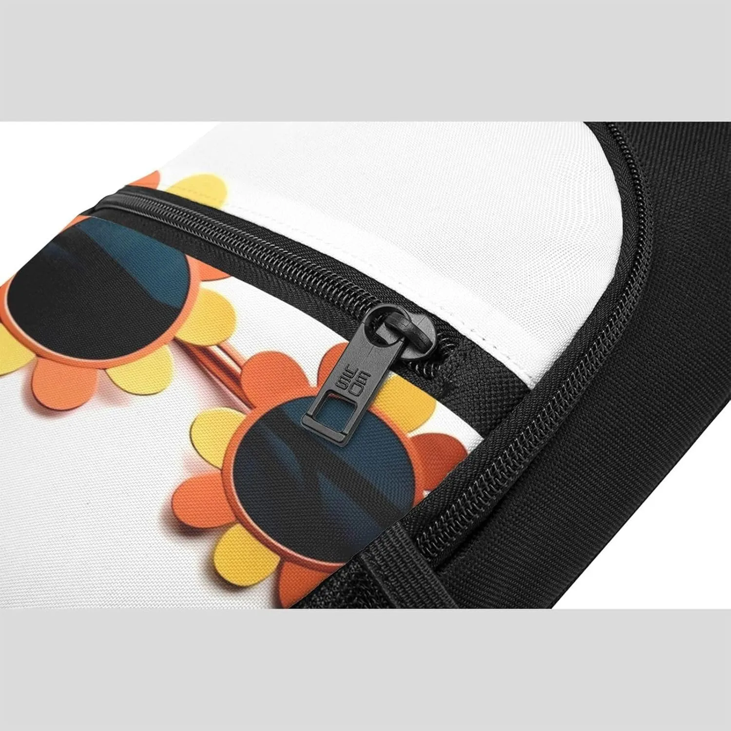 Crossbody Sling Backpack Sling Bag for Men Women Cross Chest Bag Shoulder Bag Flower sunglasses Travel Hiking Daypack