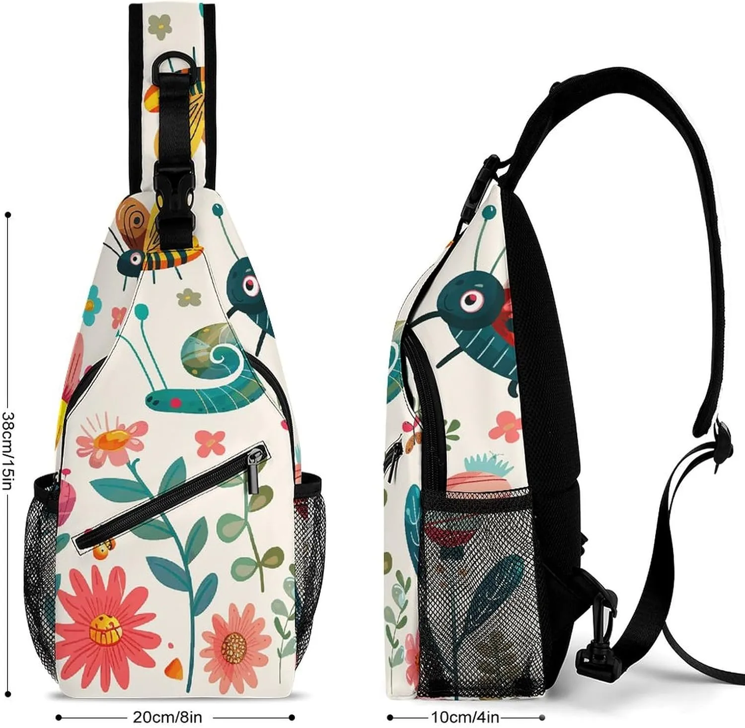 Crossbody Sling Bag Rocks And Pebbles Backpack Sling Bag Travel Hiking Chest Bag Shoulder Bag Daypack