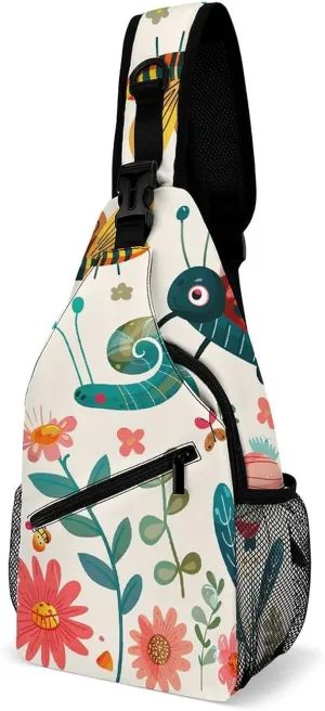 Crossbody Sling Bag Rocks And Pebbles Backpack Sling Bag Travel Hiking Chest Bag Shoulder Bag Daypack