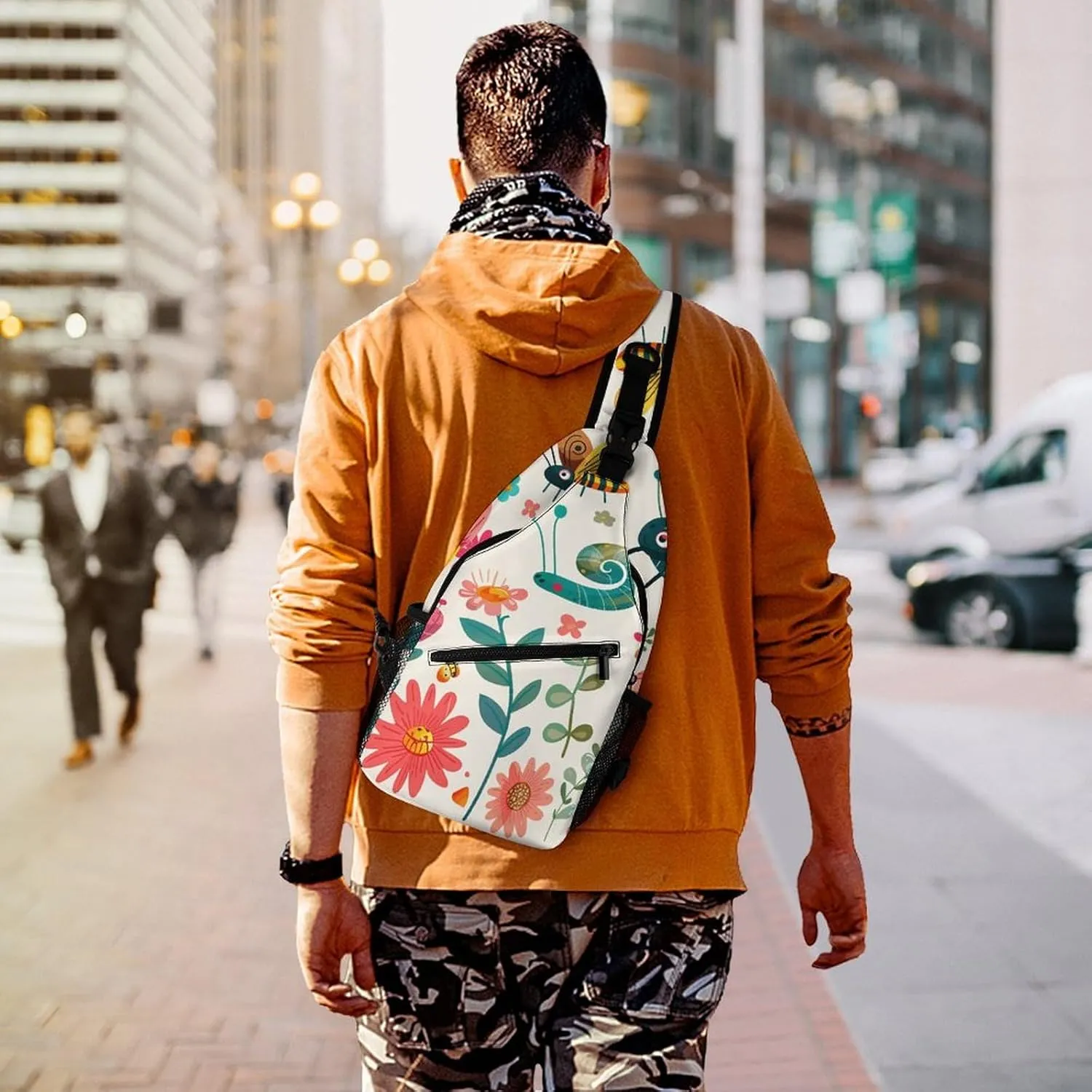 Crossbody Sling Bag Rocks And Pebbles Backpack Sling Bag Travel Hiking Chest Bag Shoulder Bag Daypack