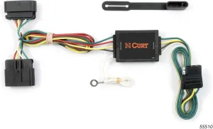 Curt Manufacturing 55510 Vehicle-Side Custom 4-Pin Trailer Wiring Harness,Fits Select GMC Canyon,Chevrolet Colorado,Isuzu I-280,I-290,I-350,I-370 Black
