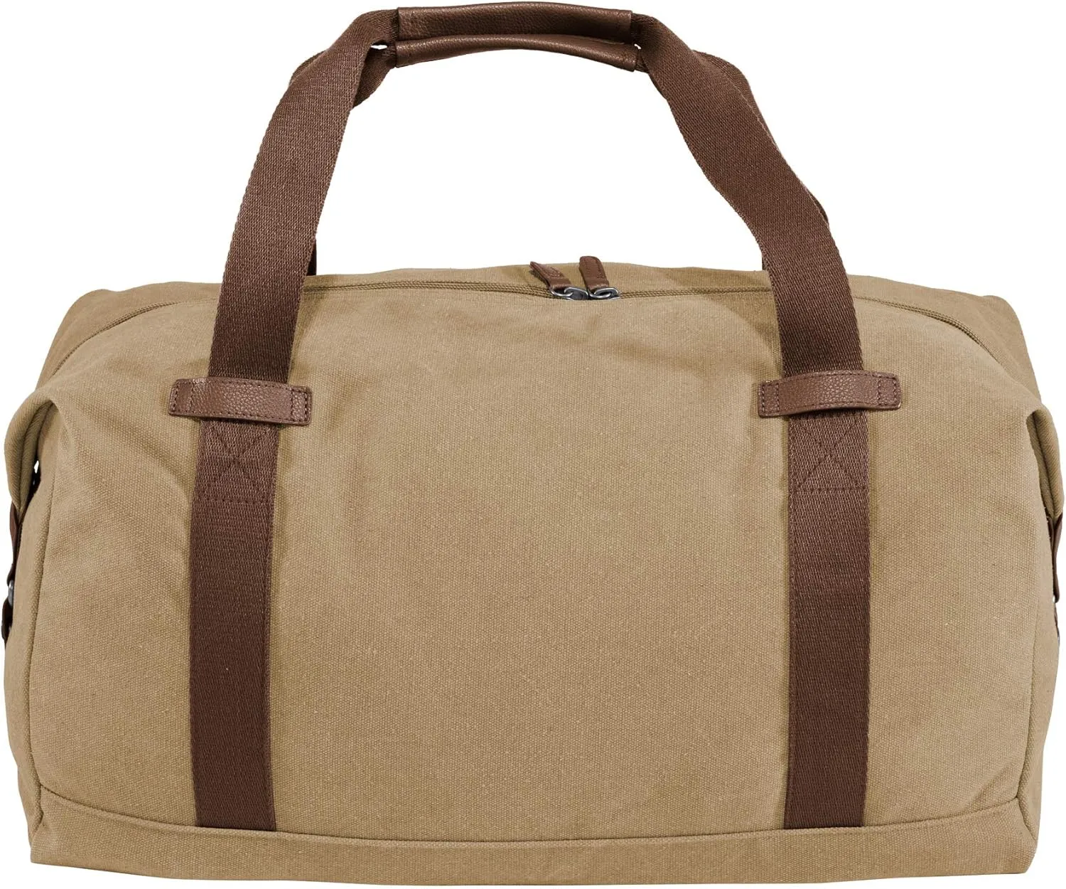 Custom Canvas Duffel Bag for Men Women - Add Your Name - Personalized Weekender Bag for Gym, Overnight, Travel