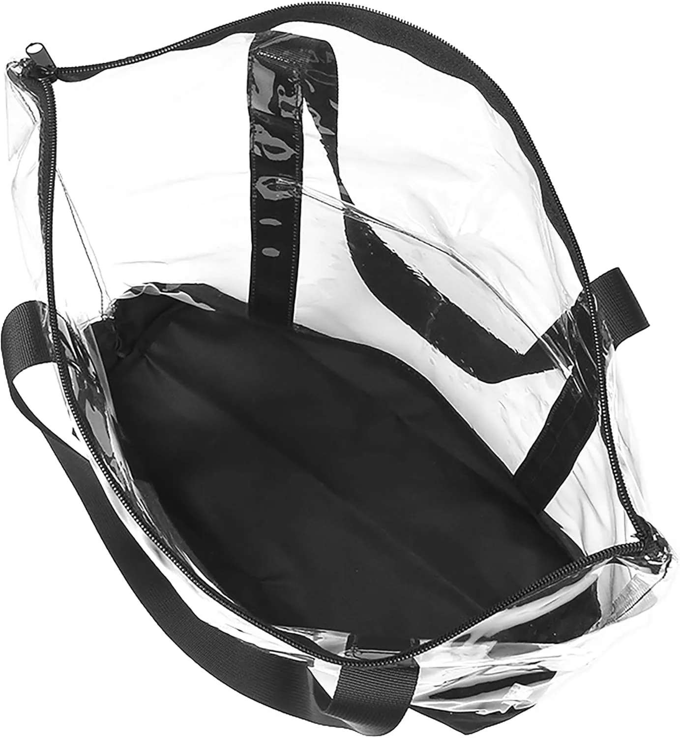 Custom Clear Tote Bag Personalized Tote Bag with Letter Patches Teacher Tote Bag Handbag Transparent Bag for Women