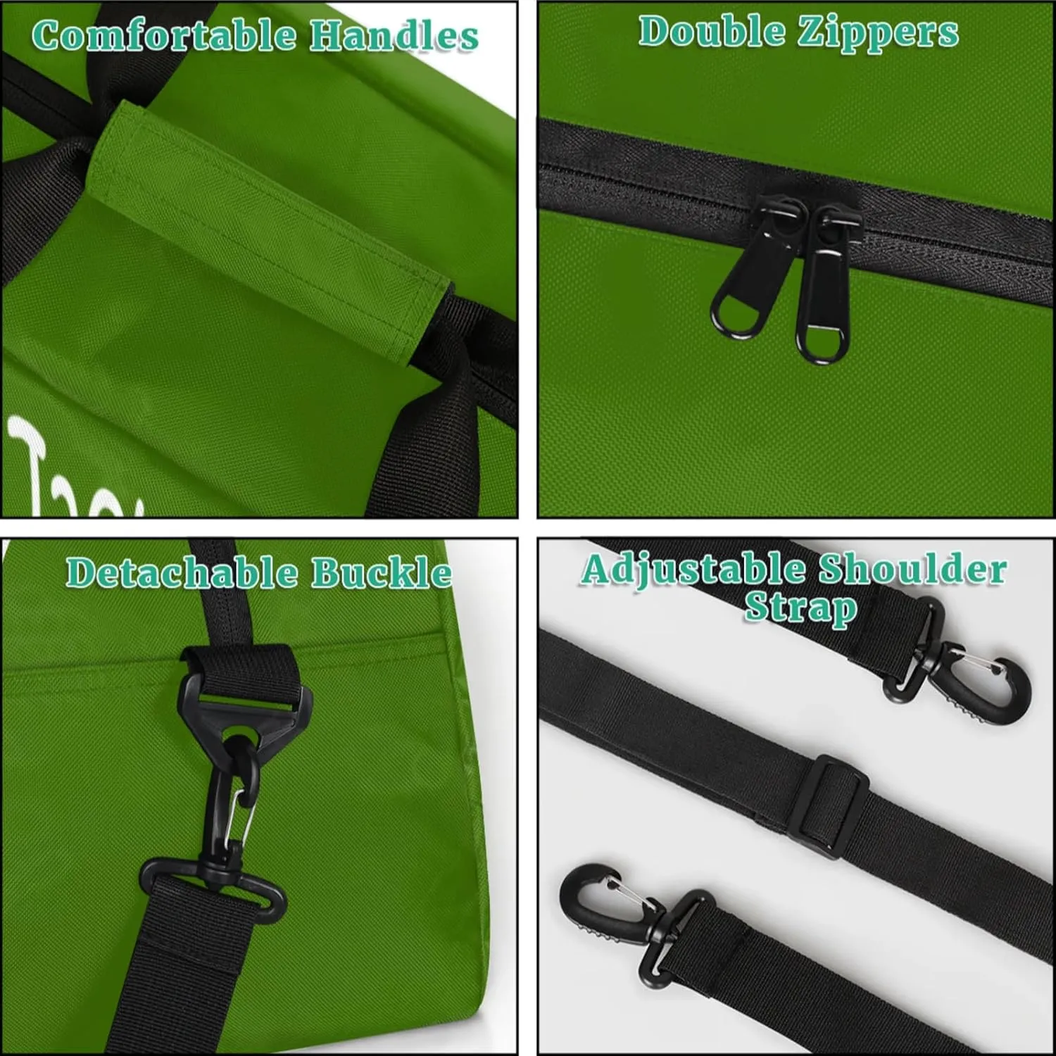 Custom Kids Duffel Bags with Name - Lightweight Gym Bag for Boys & Girls, Personalized Sports Backpack for Workout, and Travel Green Star Ball