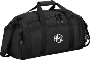 Custom Sport Duffel Bag for Men Women (Gym Bag) - Add Your Monogram - Personalized Weekender Bag for Overnight, Gym, Travel