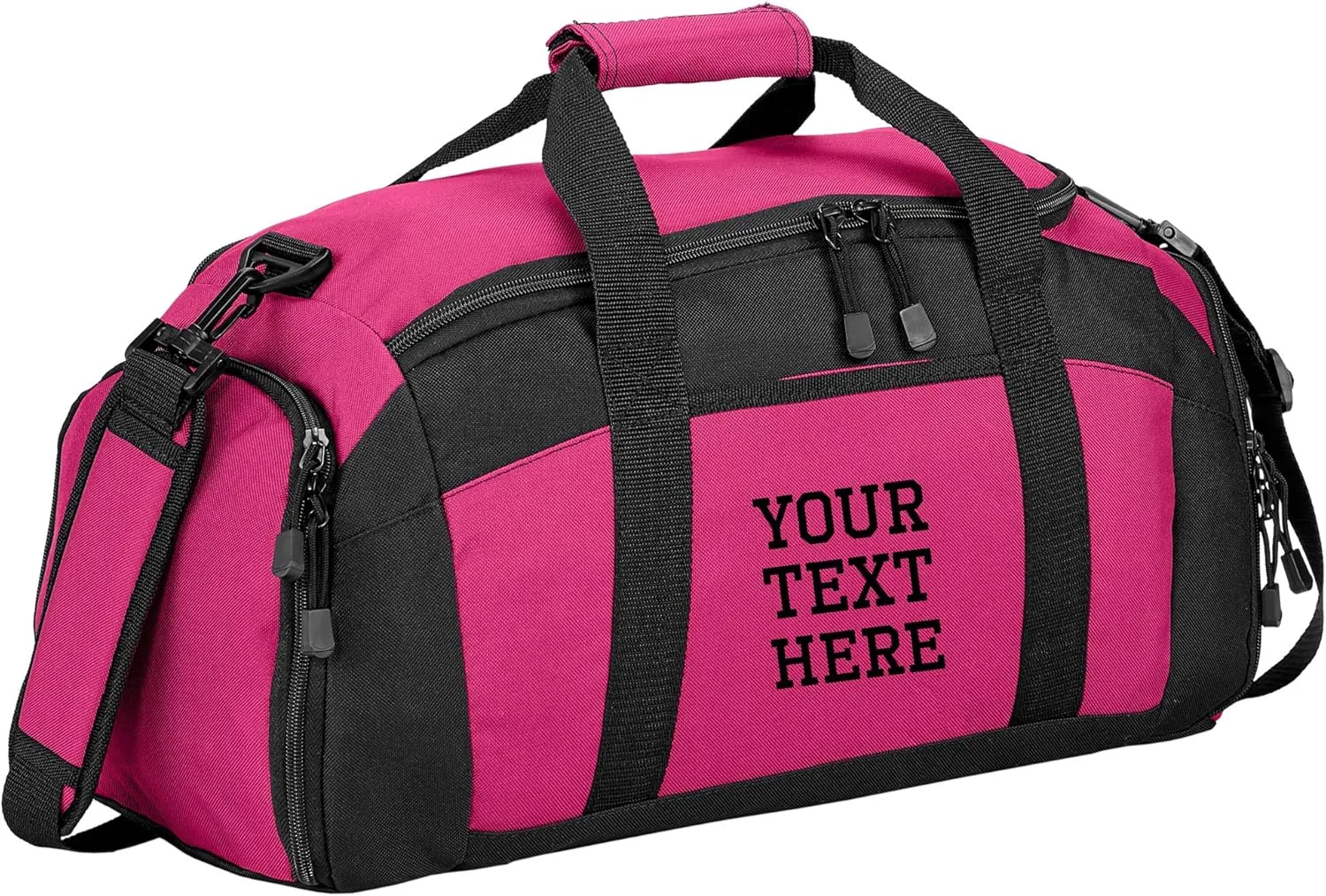 Custom Sport Duffel Bag for Men Women (Gym Bag) - Add Your Name - Personalized Weekender Bag for Overnight, Gym, Travel