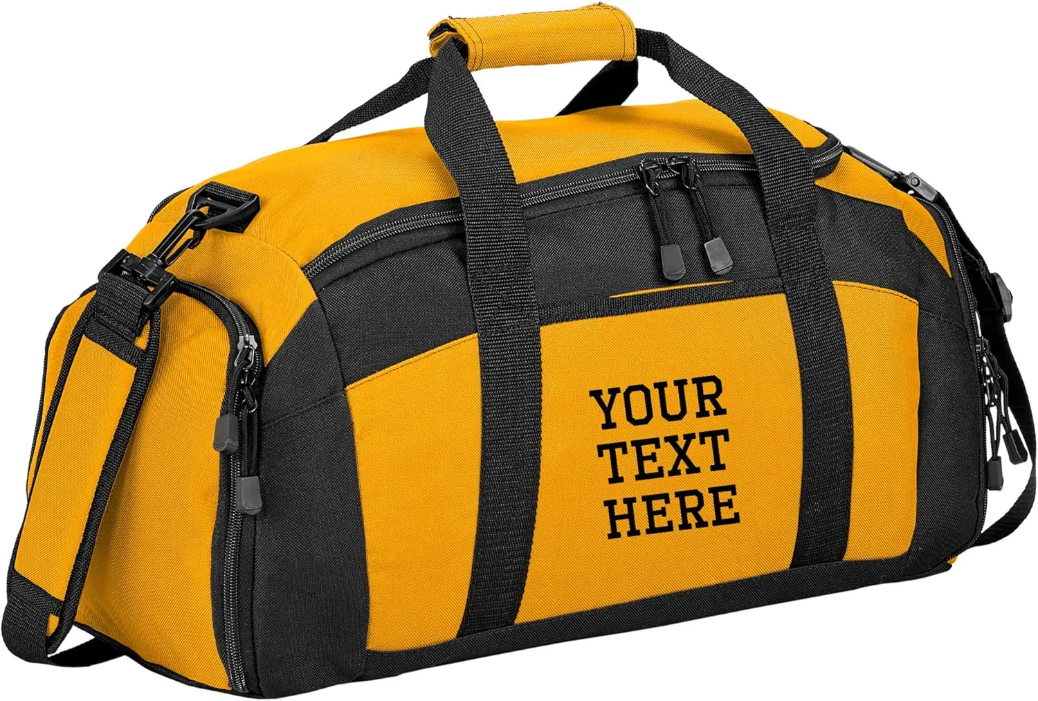 Custom Sport Duffel Bag for Men Women (Gym Bag) - Add Your Name - Personalized Weekender Bag for Overnight, Gym, Travel
