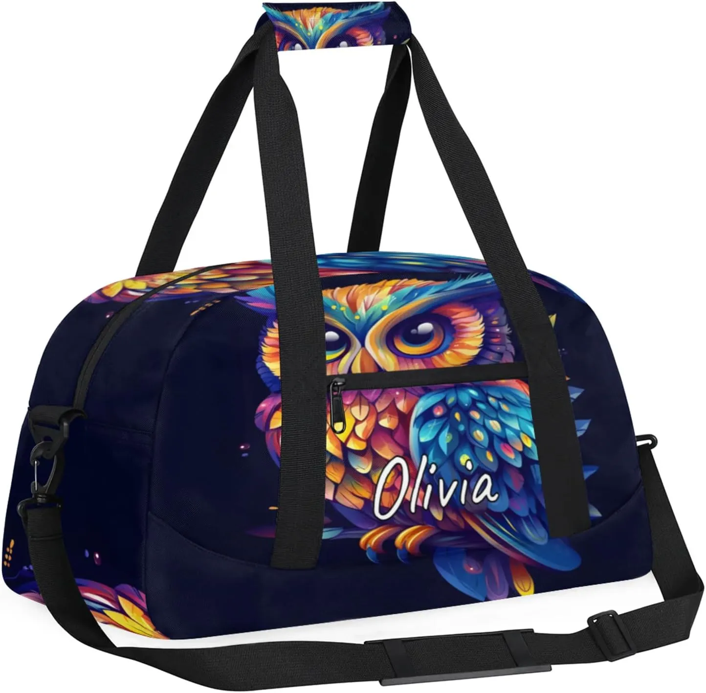Custom Sports Gym Bag Personalized Name Travel Duffel Bag
