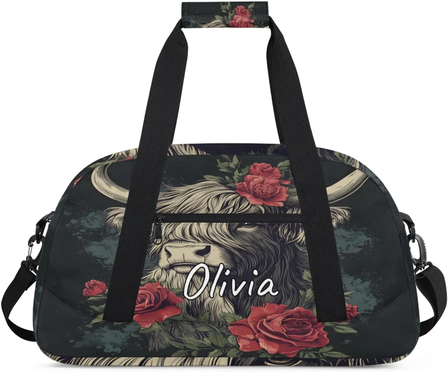 Custom Sports Gym Bag Personalized Name Travel Duffel Bag