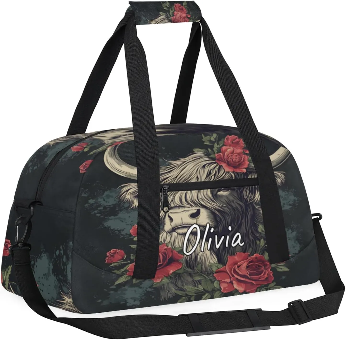 Custom Sports Gym Bag Personalized Name Travel Duffel Bag