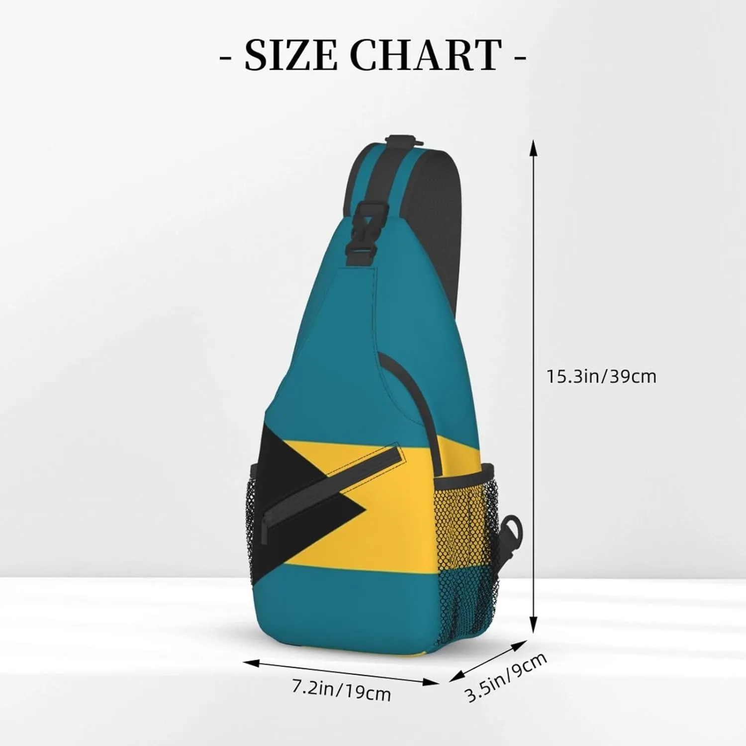 Cute Flag Sling Bag Crossbody Backpack Patriotic Flag Travel Hiking Daypack Shoulder Chest Bag for Women Men