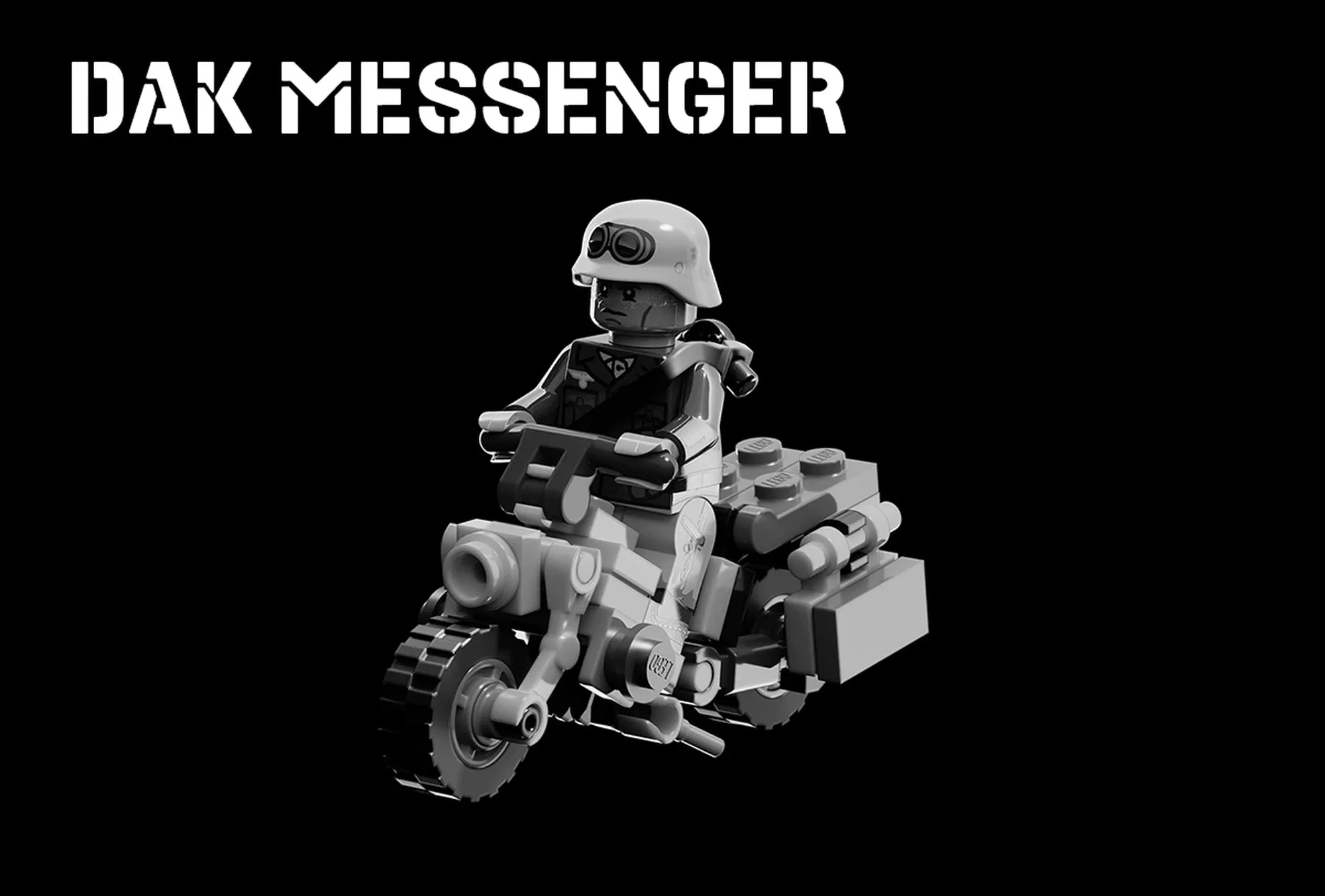 DAK Messenger with Motorcycle