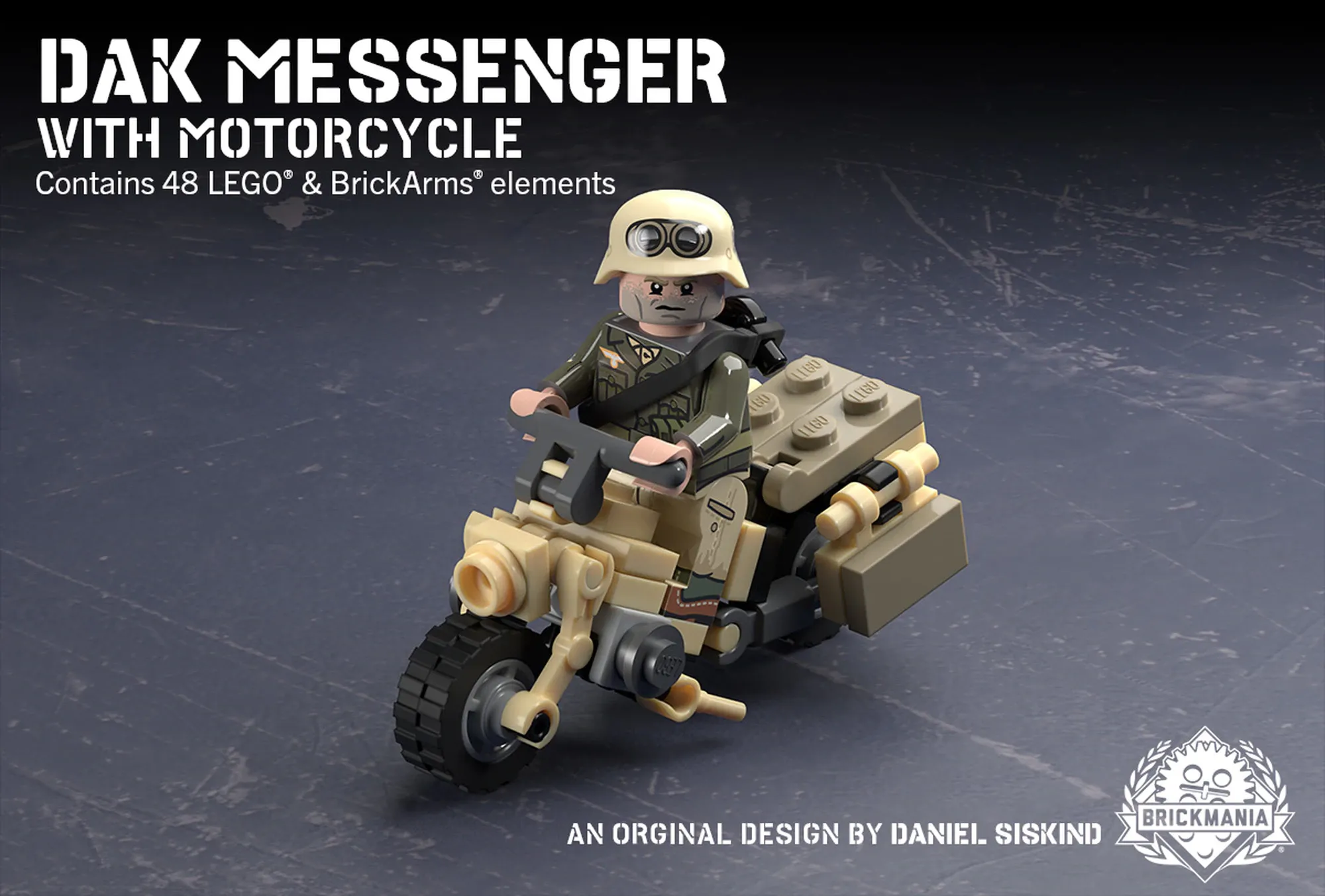 DAK Messenger with Motorcycle