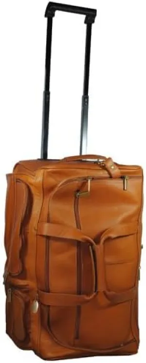 David King & Co. 20 Inch Rolling Duffel, Tan, One Size