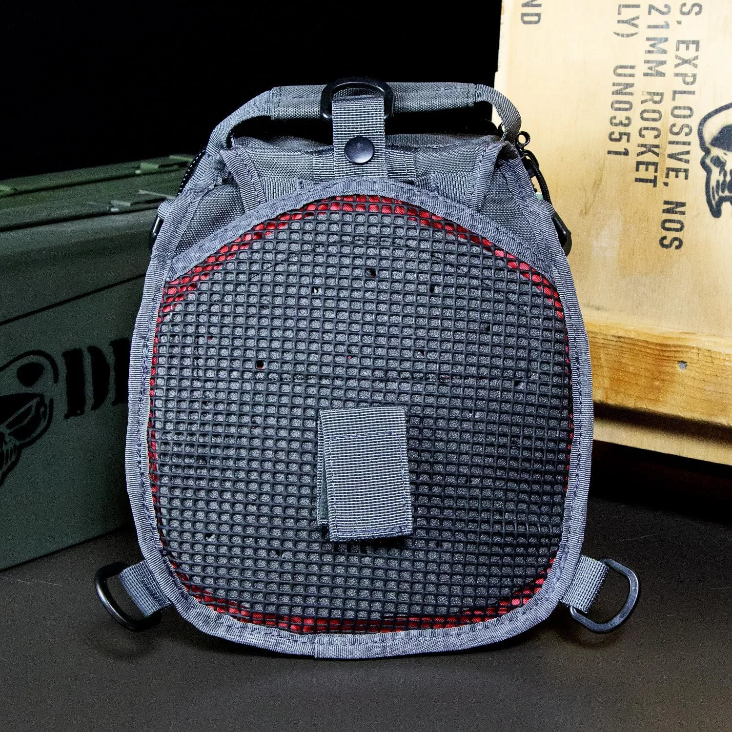 DDT Death Dealer Tactical Night Stalker Small Sling EDC Bag, Color Gunmetal
