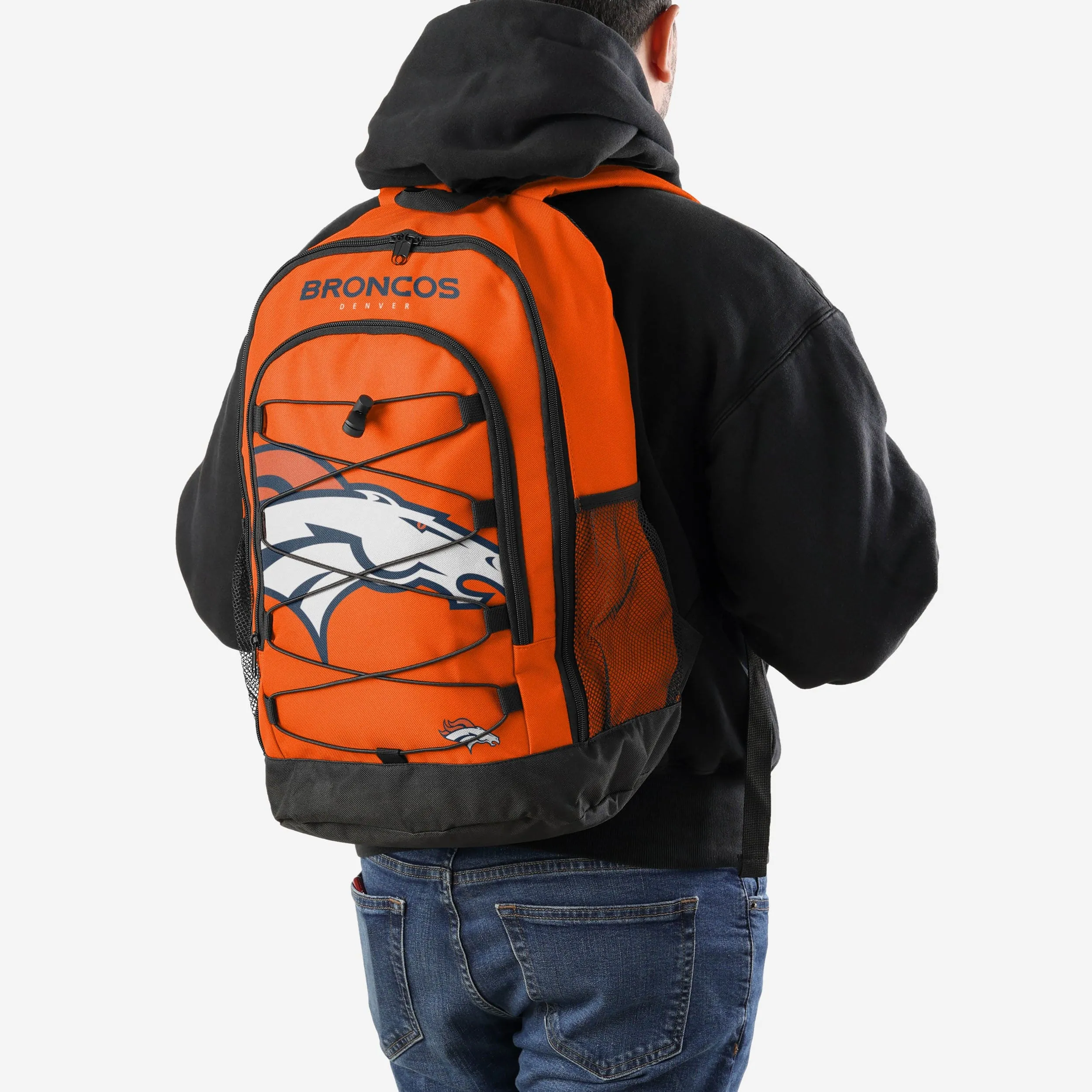Denver Broncos Big Logo Bungee Backpack