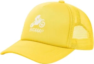 Dirt BKE Motocross American Flag Adjustable Mesh Baseball Cap Breathable Sports Outdoor Hat