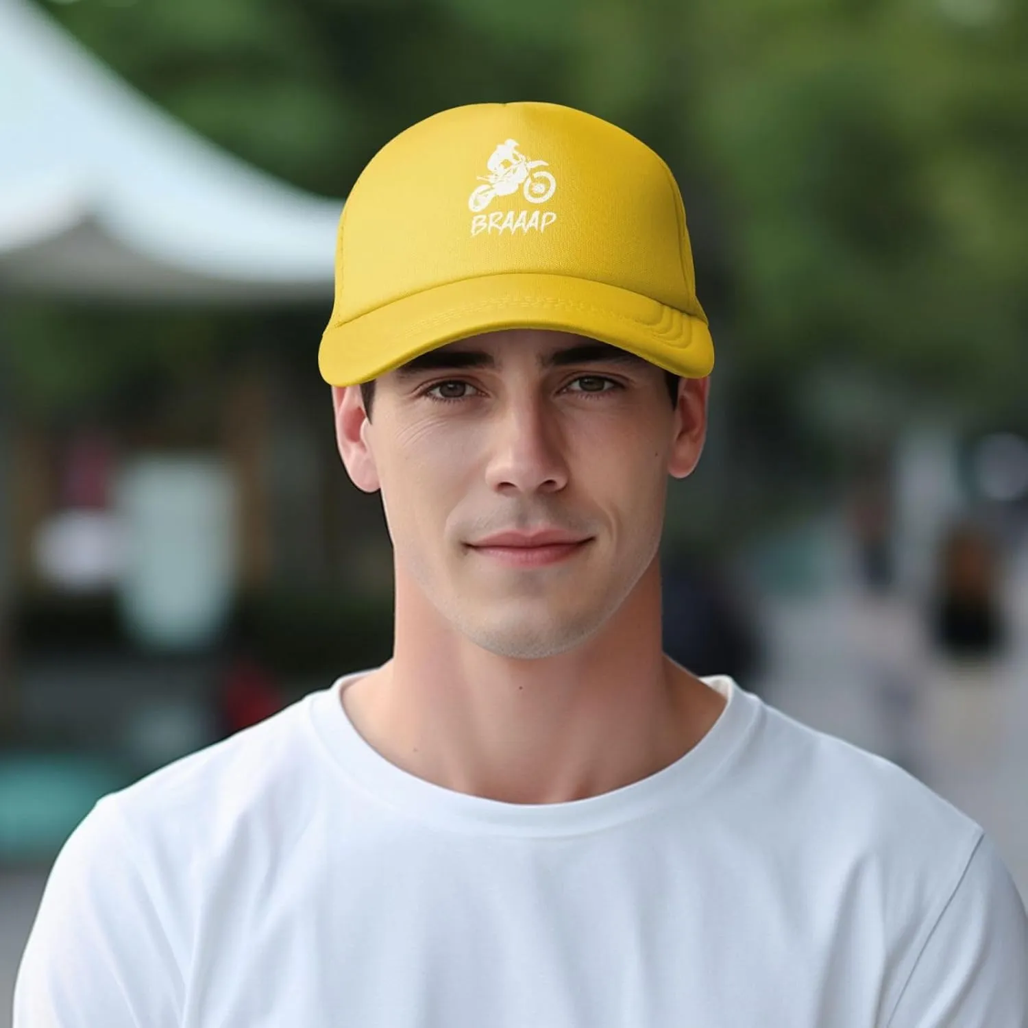Dirt BKE Motocross American Flag Adjustable Mesh Baseball Cap Breathable Sports Outdoor Hat