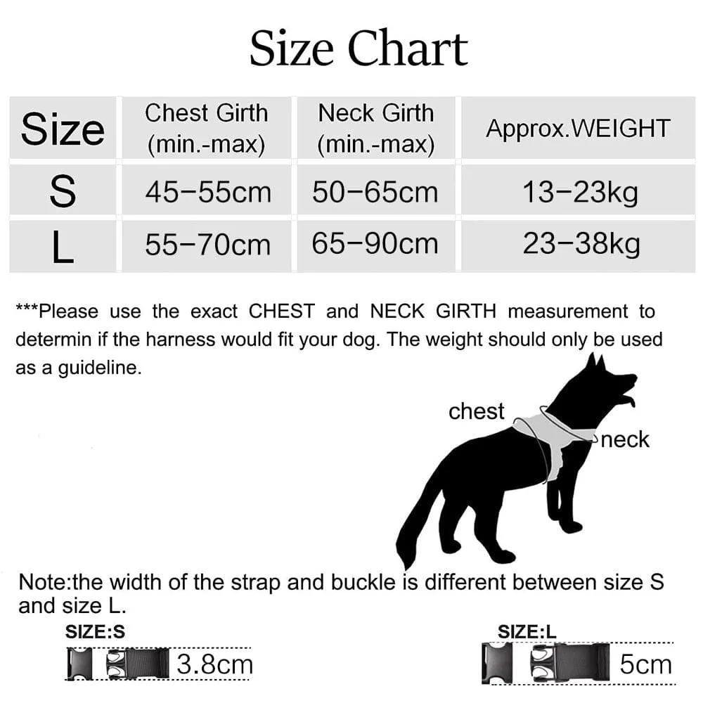 Dog Harness Vest With Handle & Lead