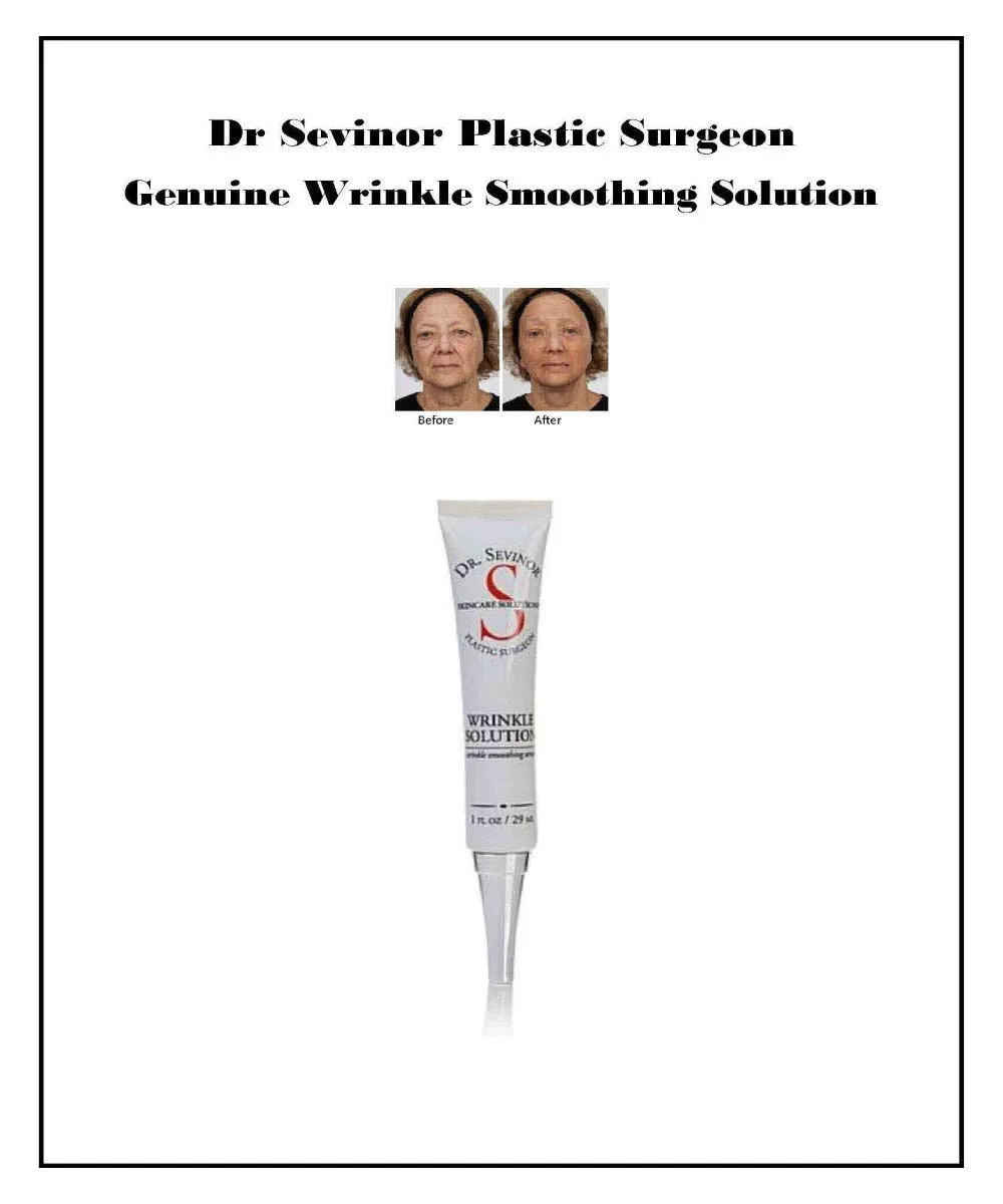 Dr Sevinor Wrinkle Solution Wrinkle Smoothing Tinted Serum 1 FL OZ
