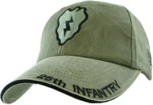 Eagle Crest U.S. Army 25th Infantry Cap, Green, Adjustable