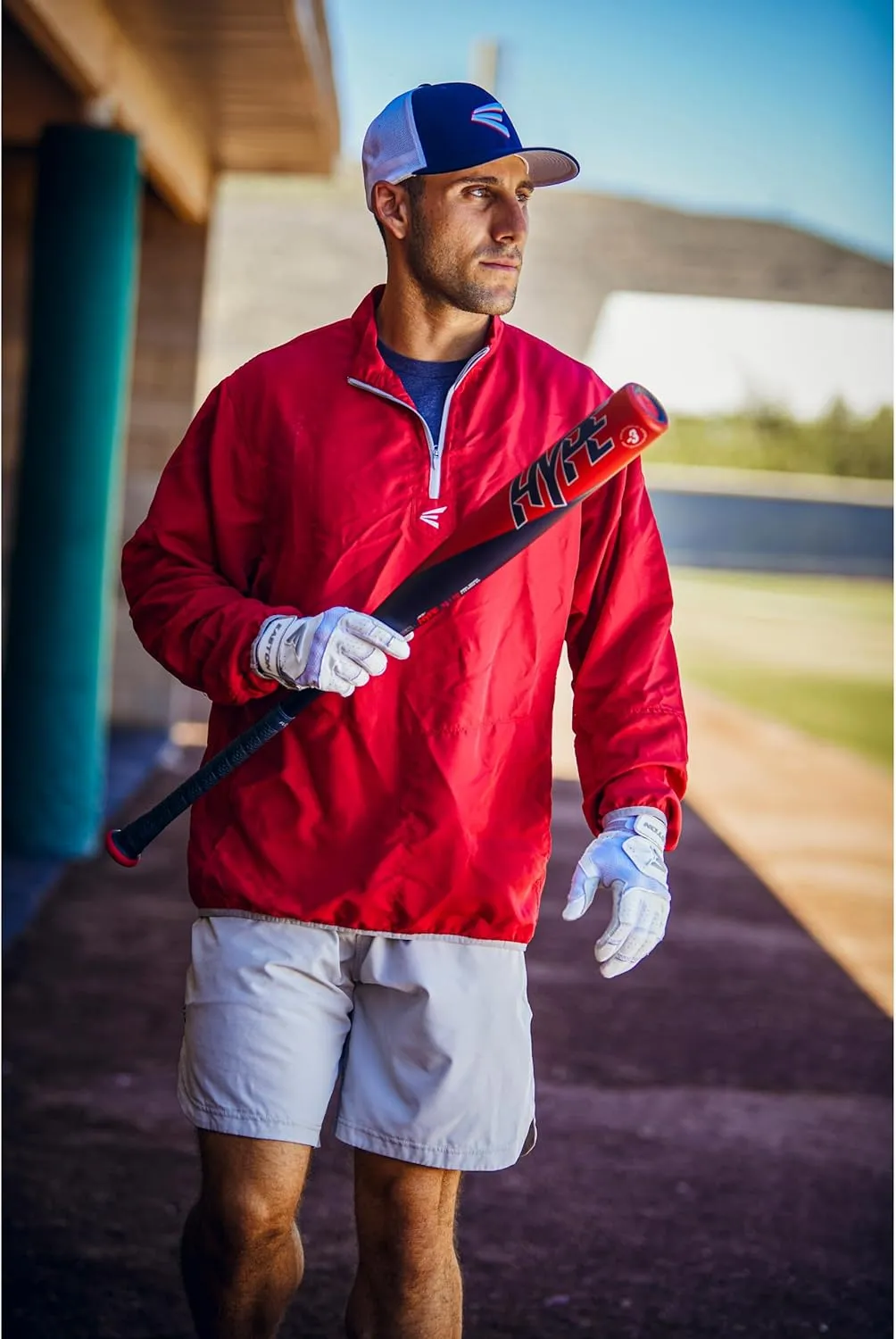 Easton Alpha Long Sleeve Cage Jacket | Adult & Youth Sizes | Multiple Colors
