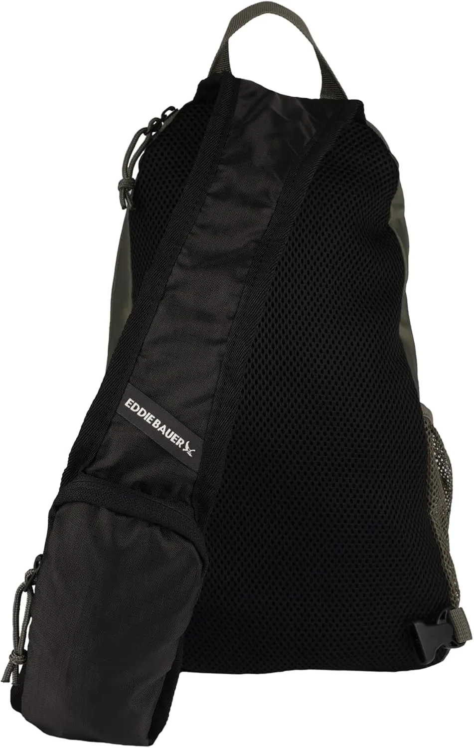 Eddie Bauer Stowaway Packable 10L Sling 3.0 Made from Polyester with Lightly Padded Shoulder Strap, Spruce Green