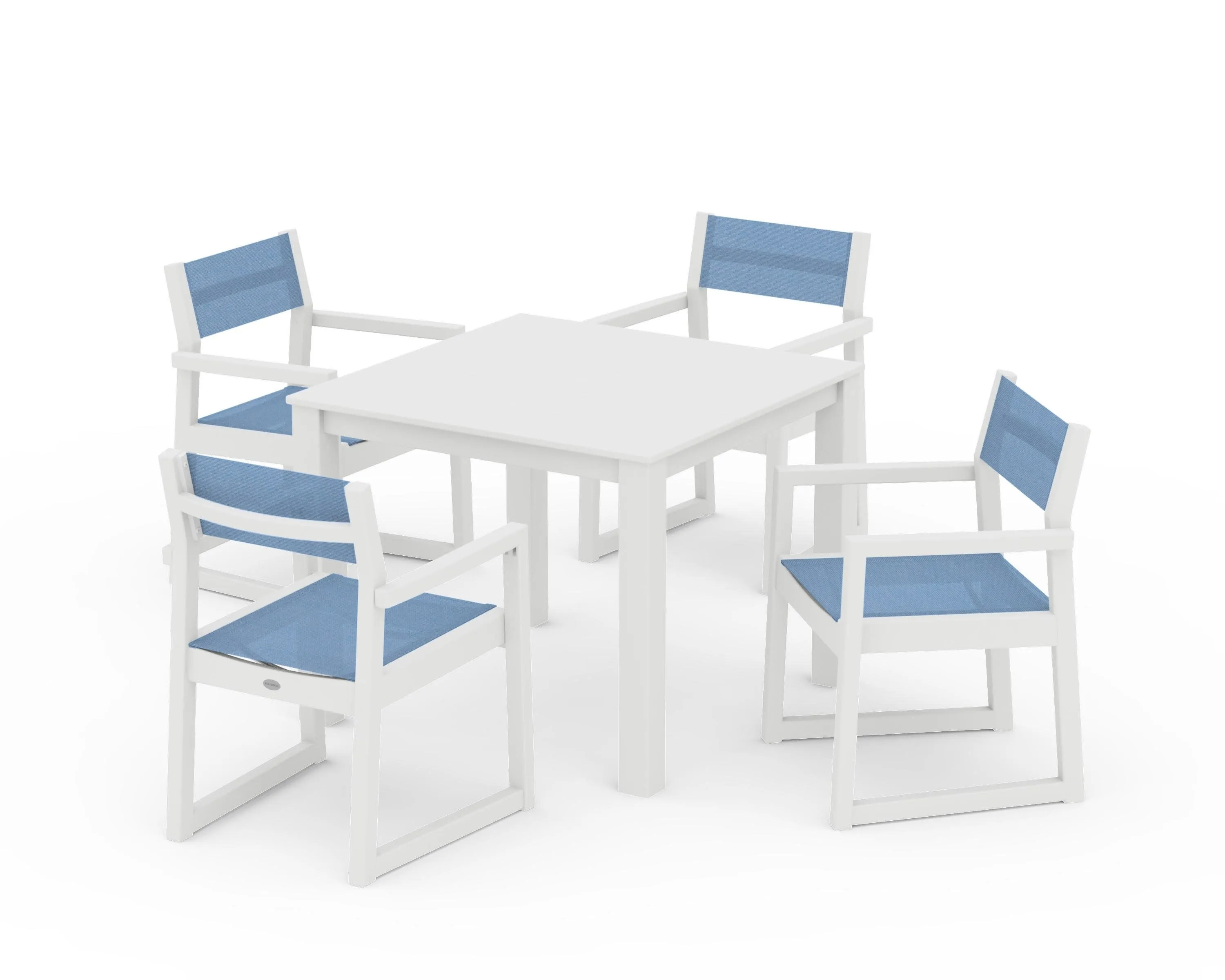 EDGE Sling Arm Chair 5-Piece Parsons Dining Set