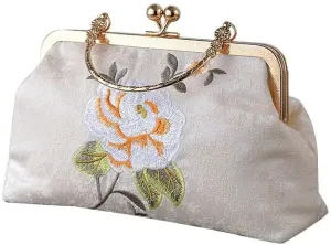 Embroidered Vintage Embroidery Bag Hanfu Ancient Style Messenger Bag Cheongsam Handbag Women's Bag