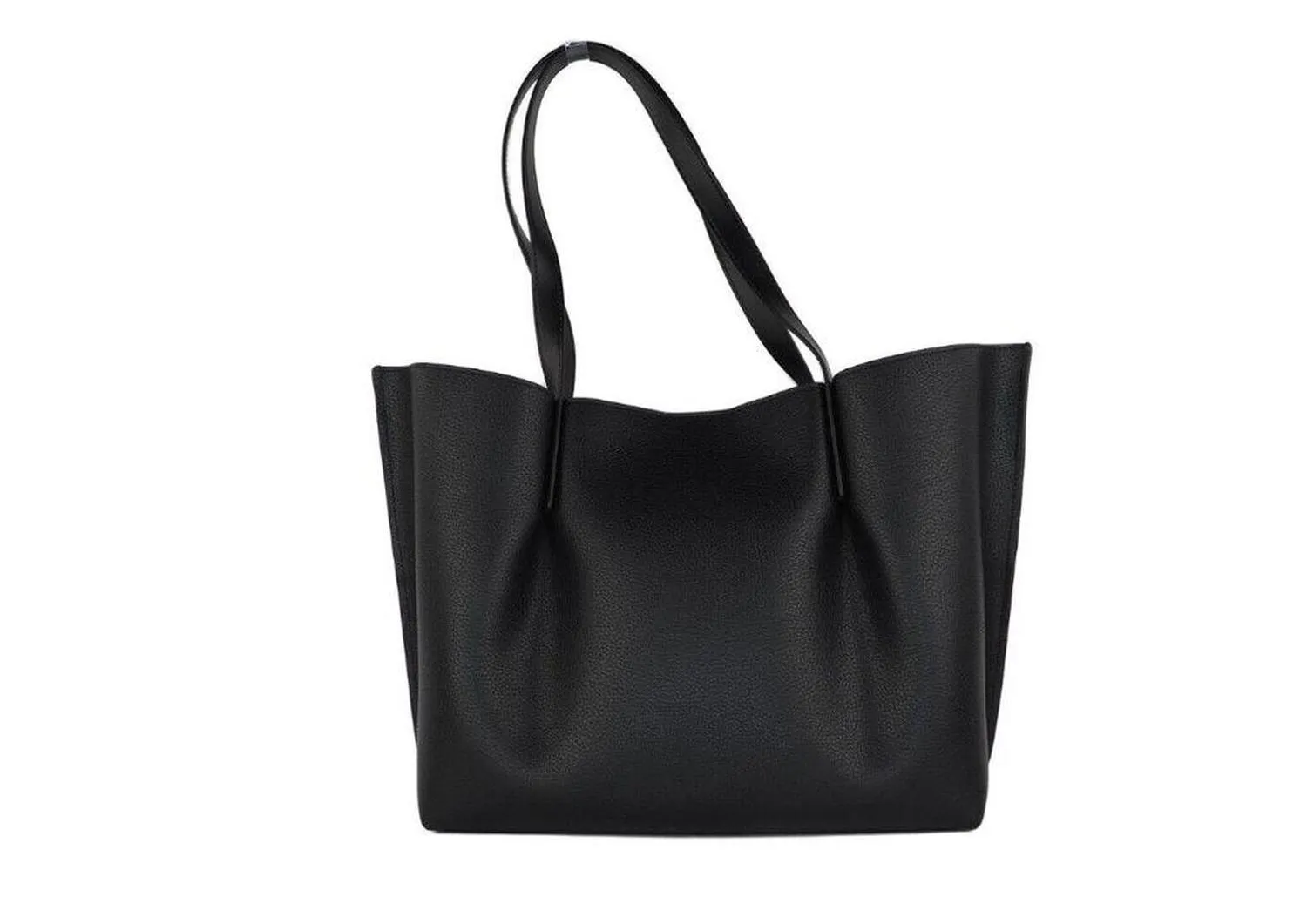 Emilia Large East West  Pebbled Leather Tote HandWomen's Purse Women's Bag