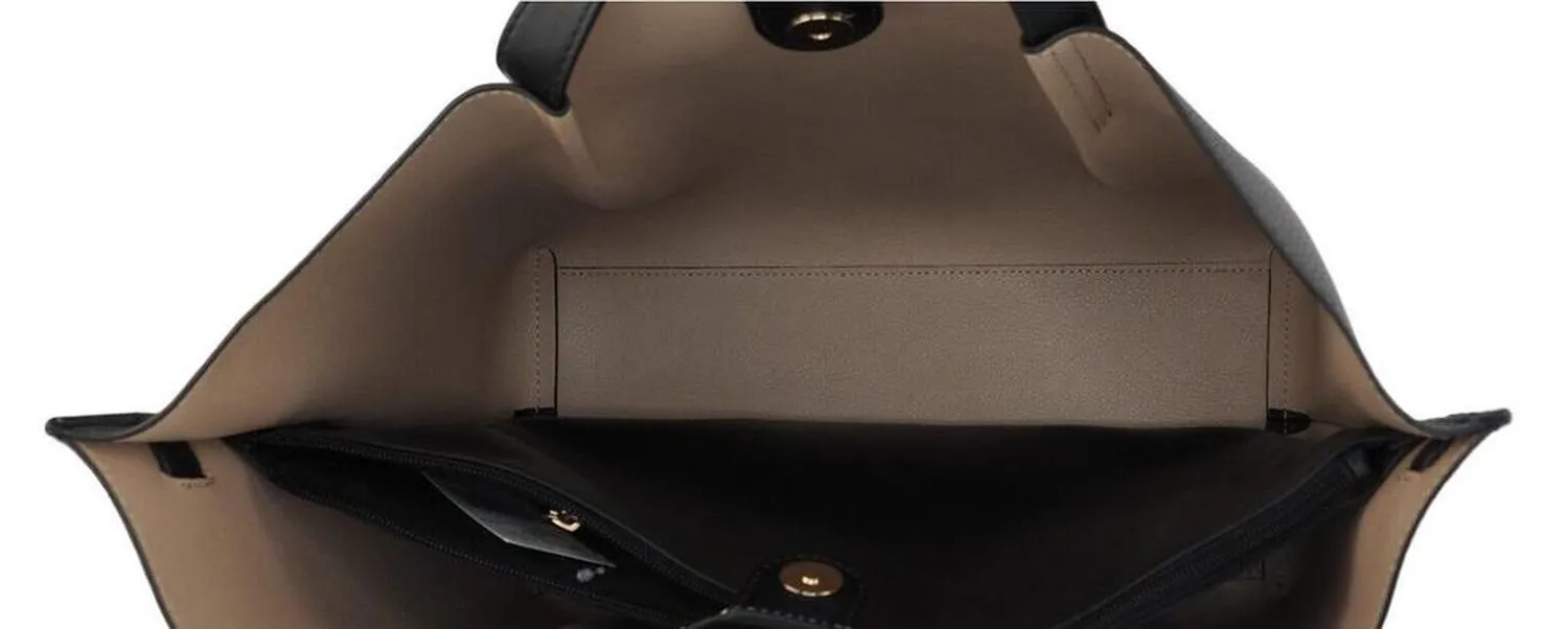 Emilia Large East West  Pebbled Leather Tote HandWomen's Purse Women's Bag