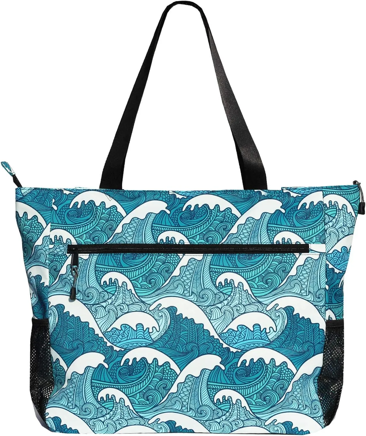 ESVAN LARGE BEACH BAG Water Resistant Lightweight 20 inch Women Oversize Tote Bag for Gym Beach Travel Pool Yoga Nurse