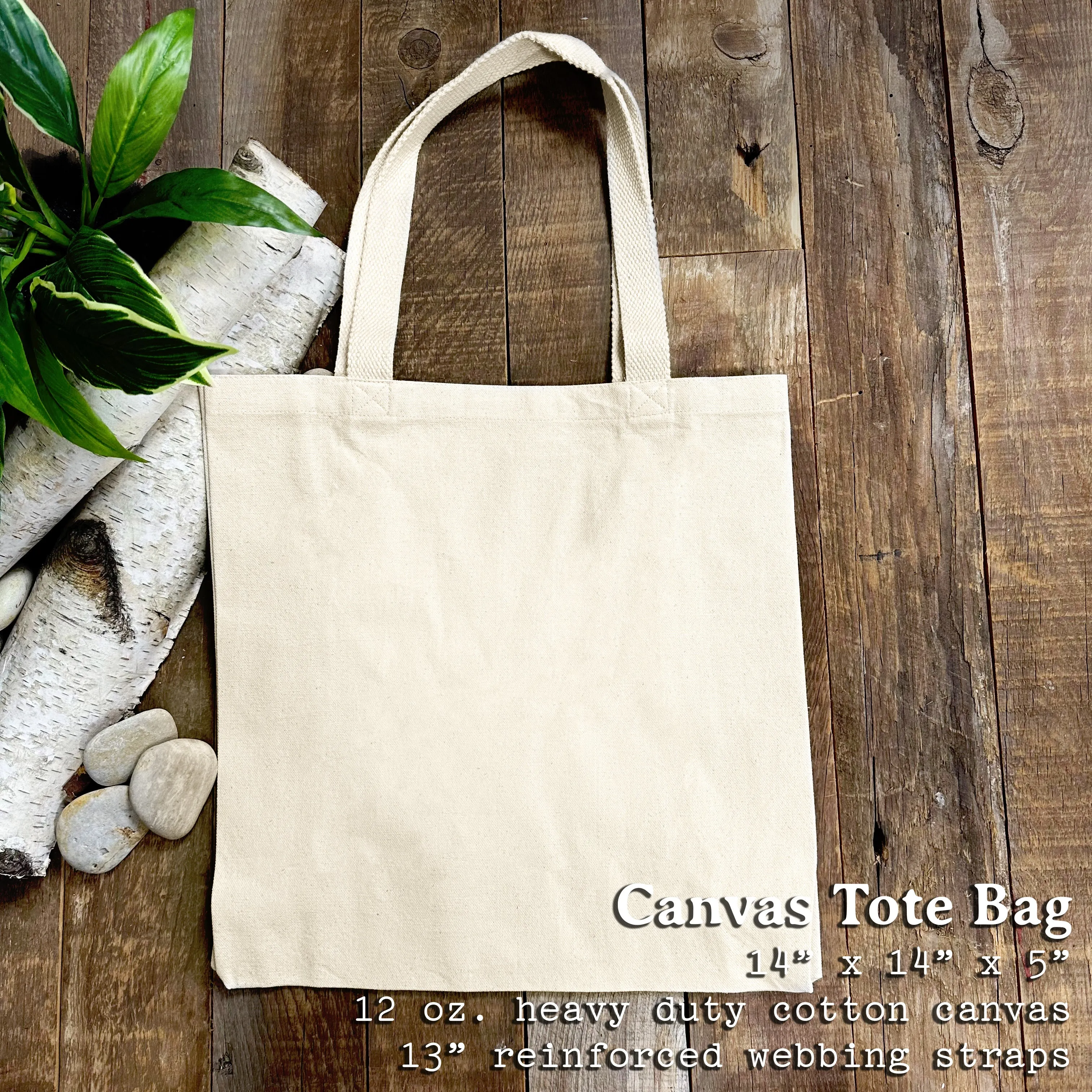 Evergreen Tree - Custom Canvas Tote Bag