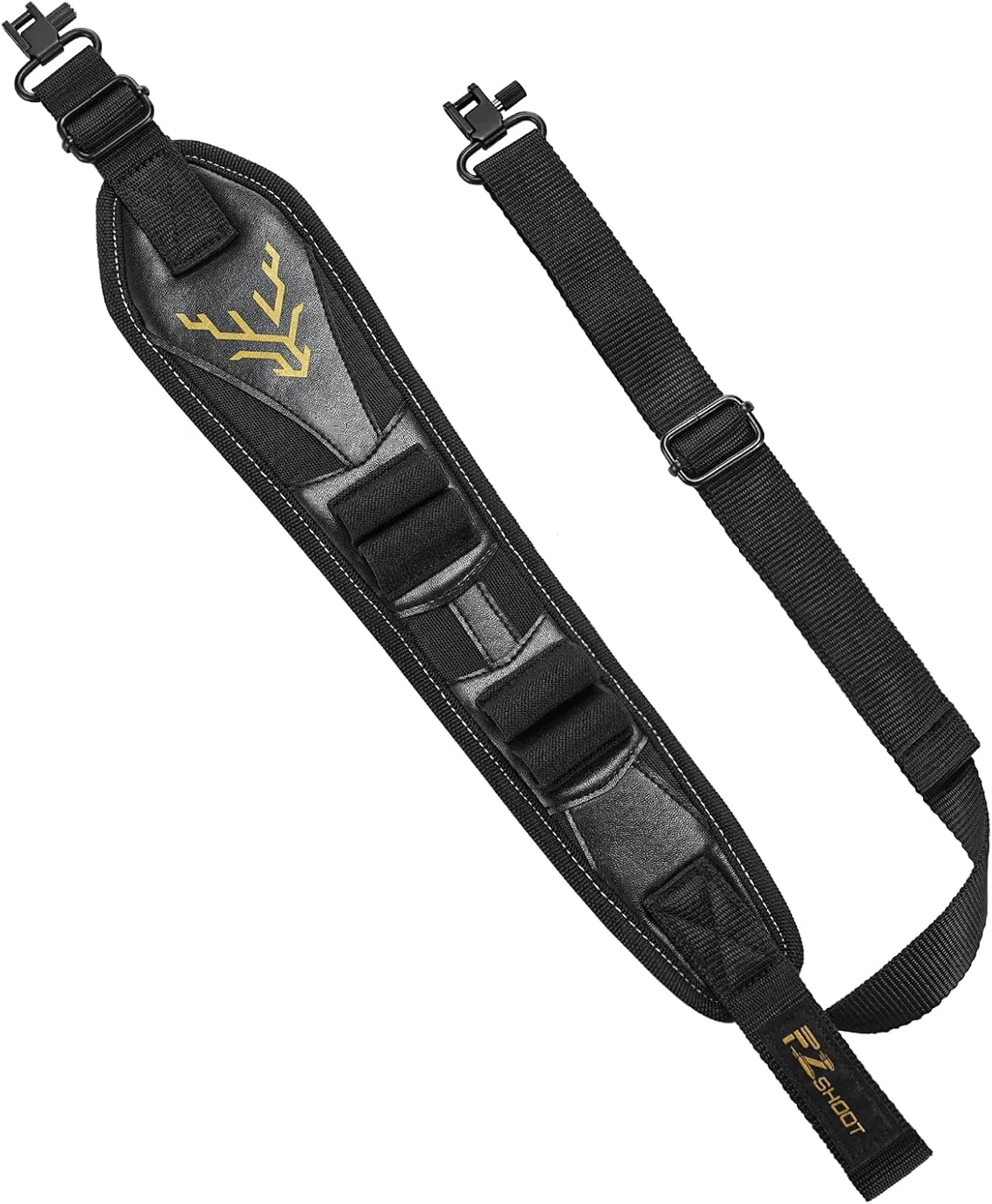 EZshoot Two-Point Sling With Swivels, Strap With Shells Holder, Comfortable Neoprene Wide Padded for Outdoors