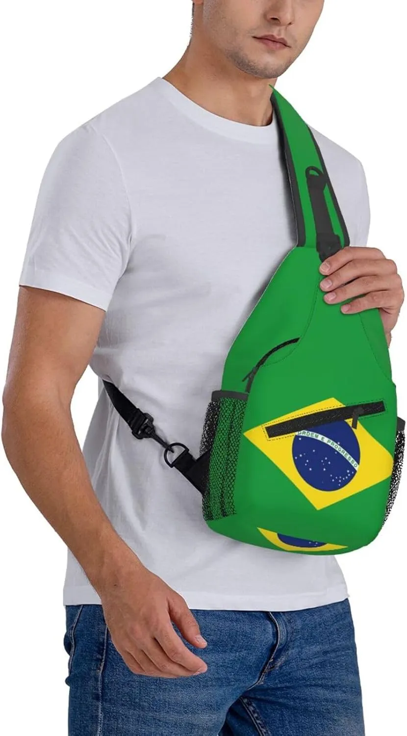 Faith Family Freedom Christian Vintage Usa Flag Sling Bag Chest Bags Casual Crossbody Bag Travel Shoulder Backpack
