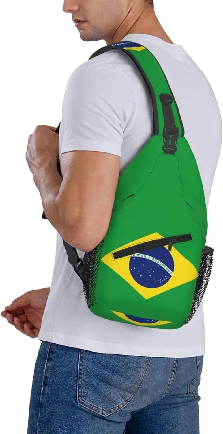 Faith Family Freedom Christian Vintage Usa Flag Sling Bag Chest Bags Casual Crossbody Bag Travel Shoulder Backpack