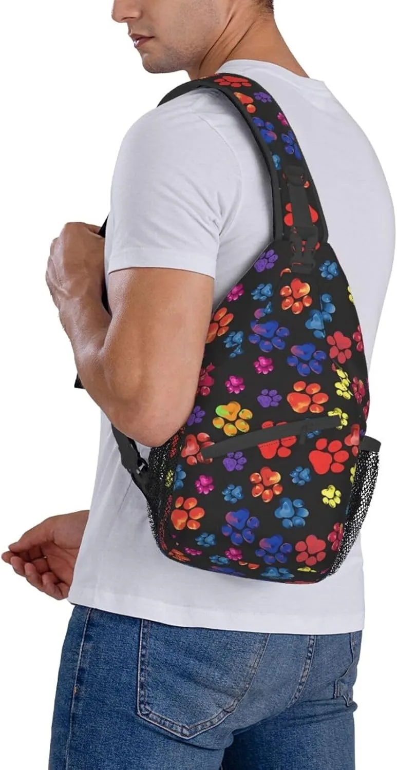 Fashion Chest Sling Bag For Women Men Adjustable Strap Crossbody Shoulder Backpack Hiking Travel Fashion Unisex Daypack